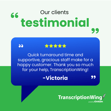 TranscriptionWing, a service of Civicom – gallery image 2